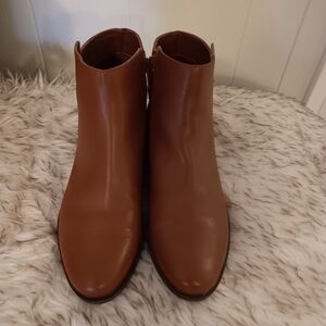 Alfani ankle booties leather  light brown 7M